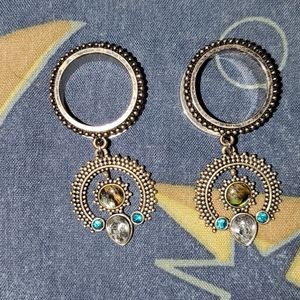 25 MM / 1 INCH ear gauges plugs dangle